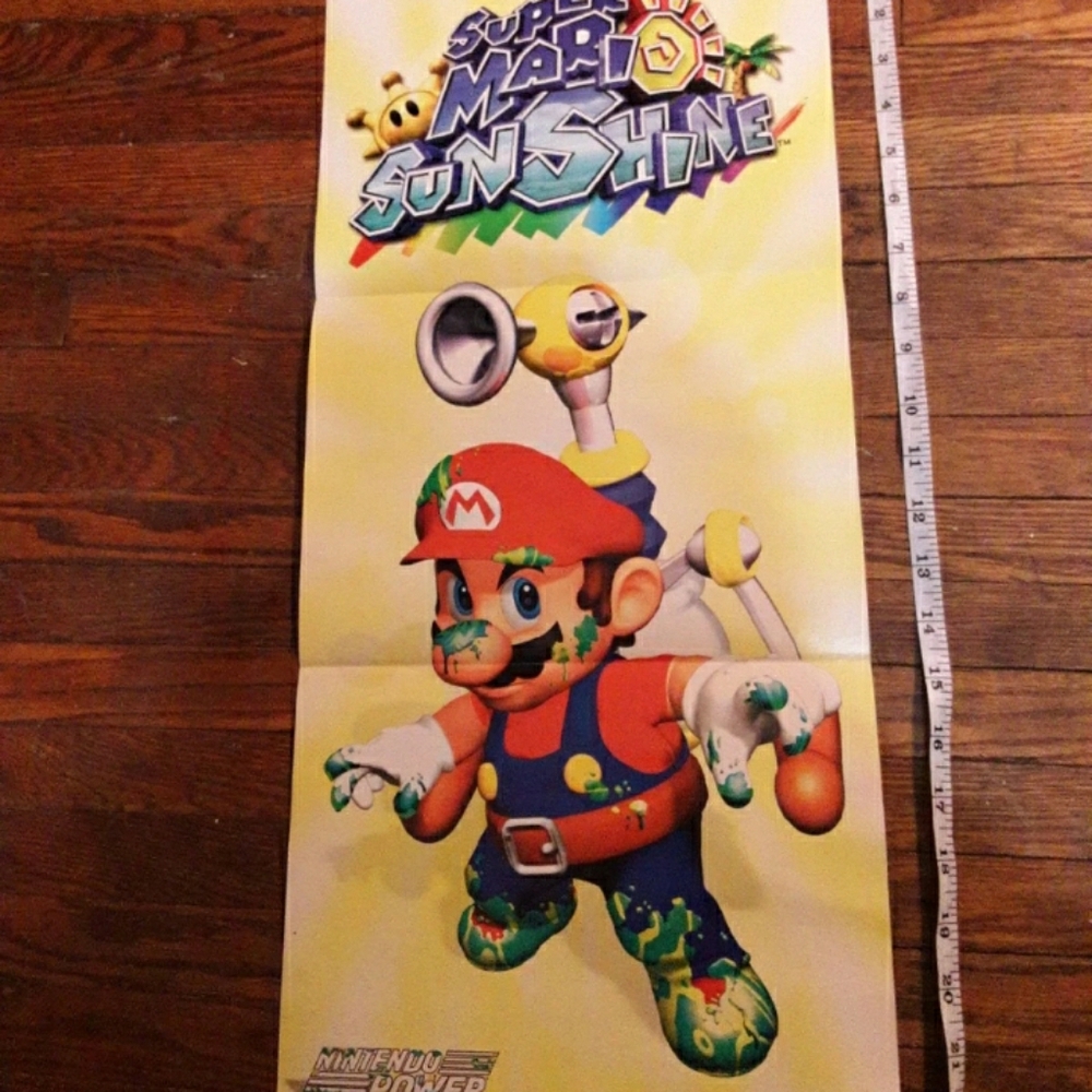 Vintage 2002 Nintendo Super Mario Sunshine Promo